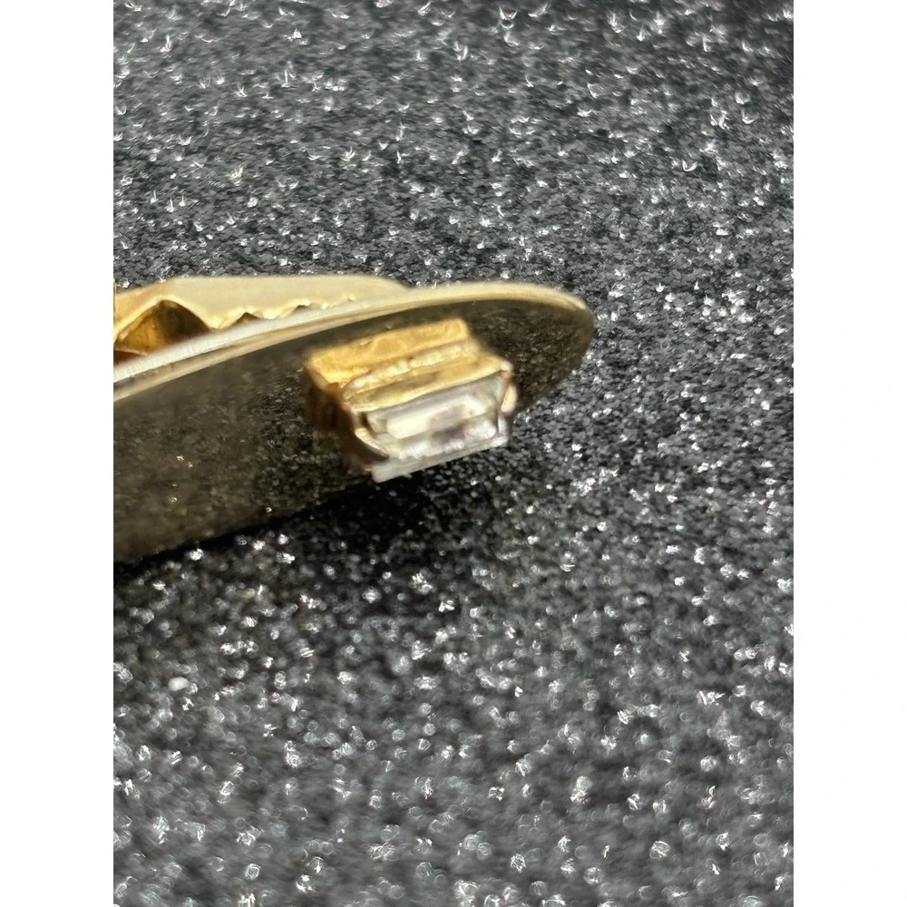 Vintage Swank Gold Tone Cufflinks Tie Clip Set Mother of Pearl‎ Mens Formal